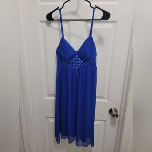 Blue dress